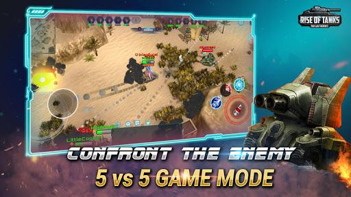 Rise of Tanks - 5v5 Online Tank Battle - Image screenshot of android app