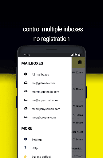inboxes temp mail - by nada - عکس برنامه موبایلی اندروید