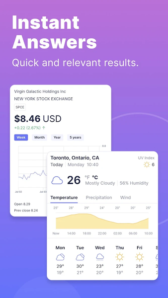 Startpage - عکس برنامه موبایلی اندروید