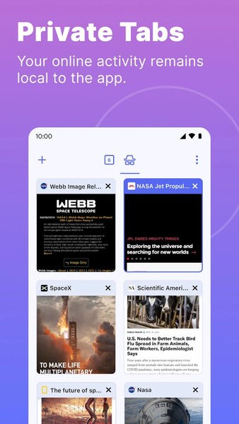 Startpage - عکس برنامه موبایلی اندروید