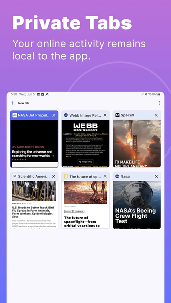 Startpage - عکس برنامه موبایلی اندروید