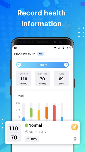 Blood Pressure: Health Tracker - Image screenshot of android app