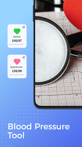 Blood Pressure Stat - Image screenshot of android app