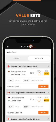 Stats24 - Image screenshot of android app