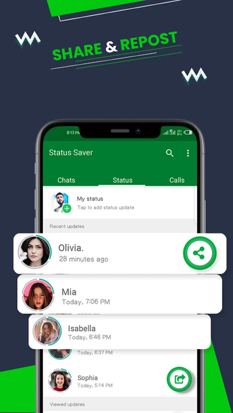 Status Downloader for WhatsApp - Image screenshot of android app