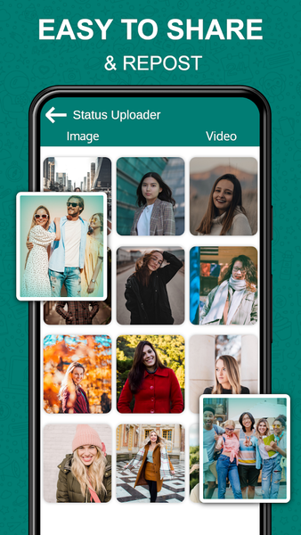 Status Saver & Status Uploader - عکس برنامه موبایلی اندروید