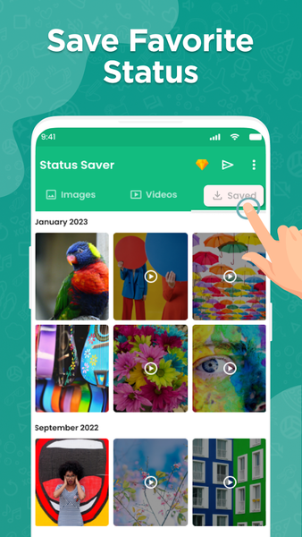 Status Saver:Status Video Save - Image screenshot of android app