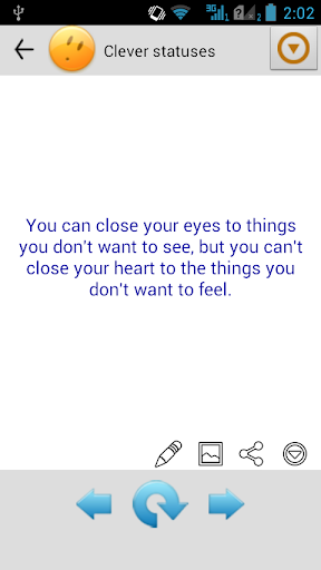 Statuses for all occasions - Image screenshot of android app