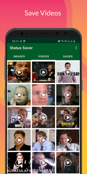 Save Status - Download Status - عکس برنامه موبایلی اندروید