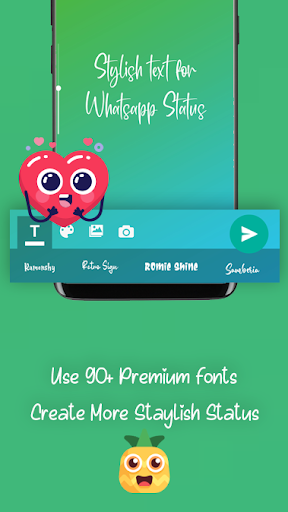 Fonts for Whatsapp Status - Image screenshot of android app