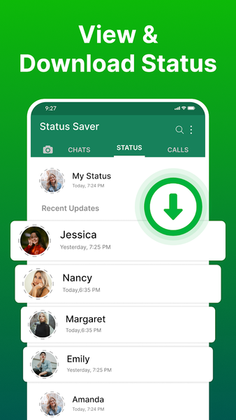 Save Status, Image Video Saver - عکس برنامه موبایلی اندروید