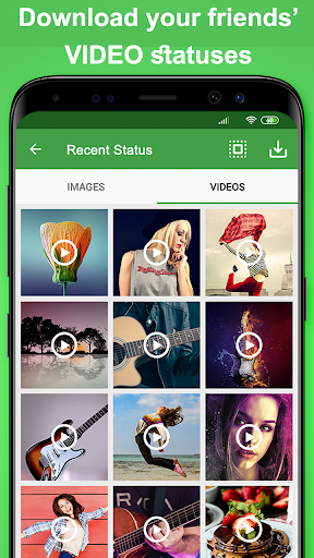 Status downloader 2020 Status Saver to save status - عکس برنامه موبایلی اندروید