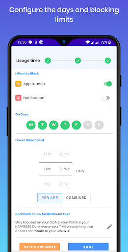 Stay Focused: Site/App Blocker - عکس برنامه موبایلی اندروید