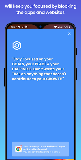 Stay Focused: Site/App Blocker - عکس برنامه موبایلی اندروید