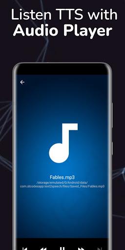 Text To Speech (TTS) - عکس برنامه موبایلی اندروید