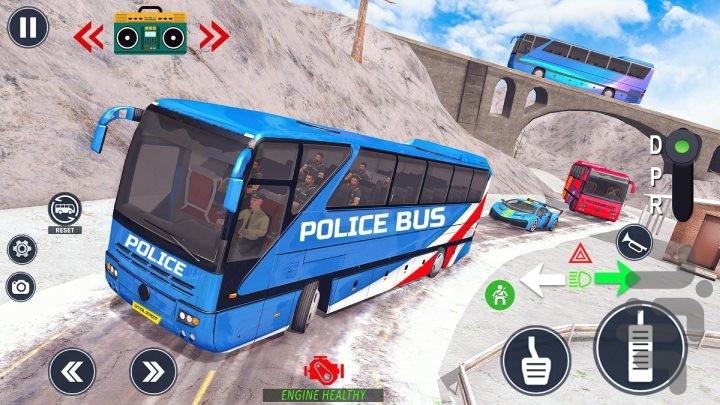 بازی اتوبوس پلیس : بازی جدید - Gameplay image of android game