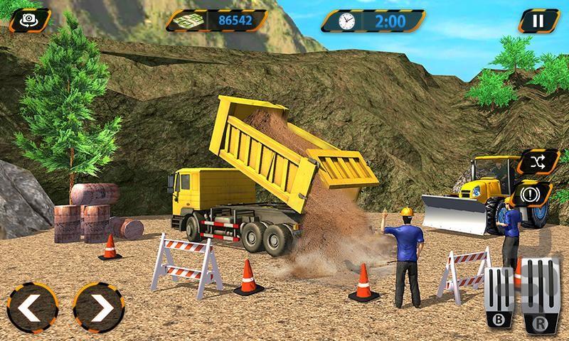 بازی ماشین حفر تونل - Gameplay image of android game