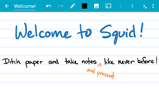 Squid: Take Notes, Markup PDFs - عکس برنامه موبایلی اندروید
