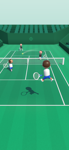 Twin Tennis - Gameplay image of android game