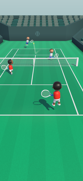 Twin Tennis - Gameplay image of android game