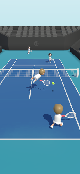 Twin Tennis - Gameplay image of android game