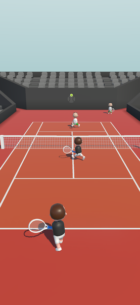 Twin Tennis - Gameplay image of android game