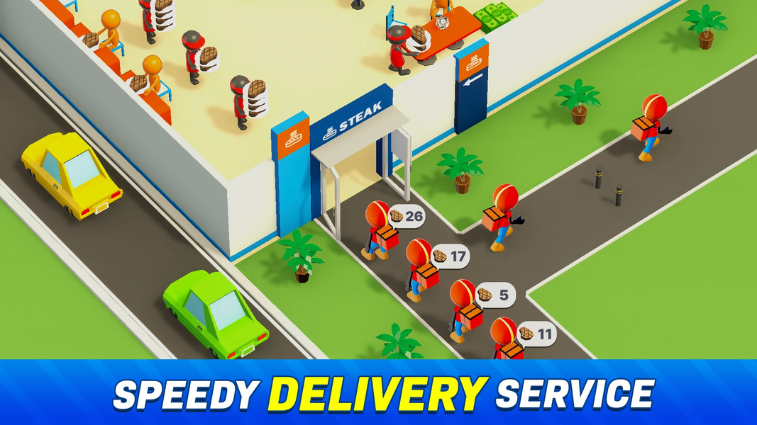 Steak Rush! - Gameplay image of android game