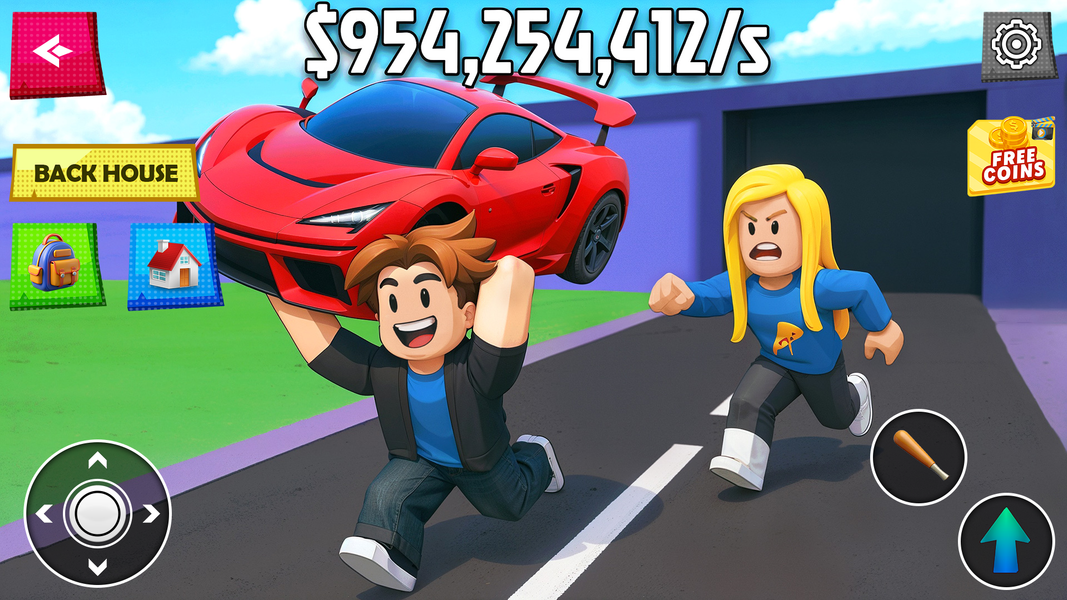 Steal n Catch the RBLX Memerot - عکس بازی موبایلی اندروید