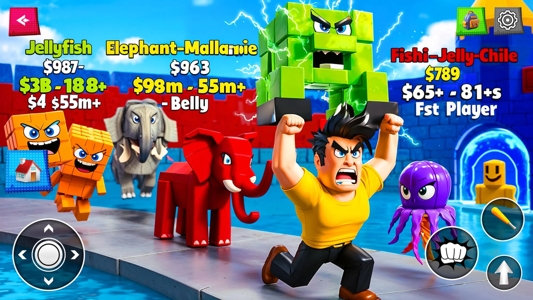 Steal n Catch the RBLX Memerot - عکس بازی موبایلی اندروید