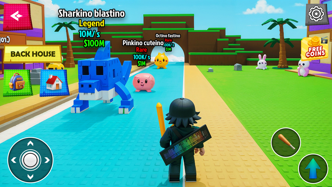 Steal n Catch the RBLX Memerot - عکس بازی موبایلی اندروید