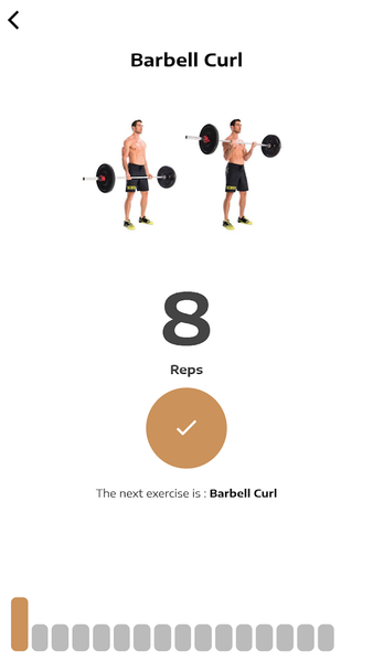 Huge Arms Workout Guide - Image screenshot of android app