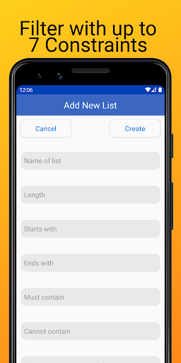 Word Checker (for Scrabble) - Gameplay image of android game