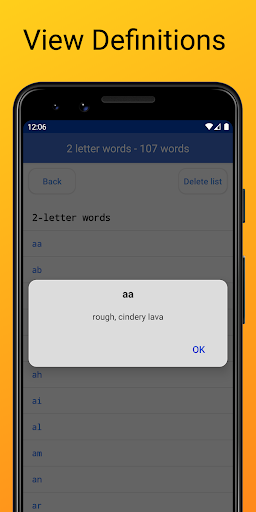 Word Checker (for Scrabble) - Gameplay image of android game