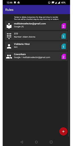 Dual Sim / Multi Sim Selector - Image screenshot of android app