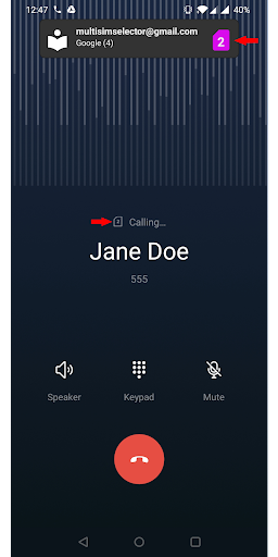 Dual Sim / Multi Sim Selector - Image screenshot of android app