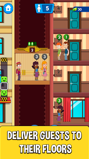 Hotel Elevator: Lift simulator - Gameplay image of android game