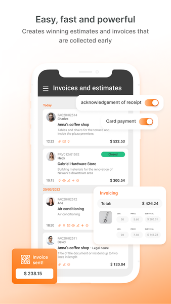 Invoices and quotes | STEL - Image screenshot of android app