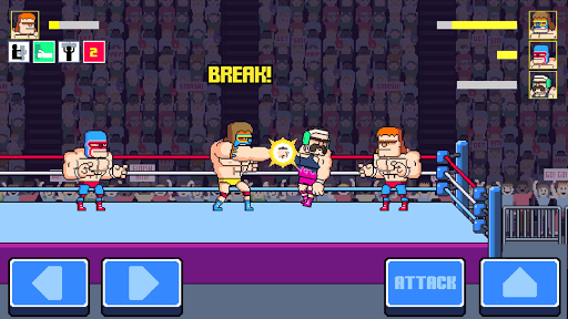 Rowdy City Wrestling - Gameplay image of android game