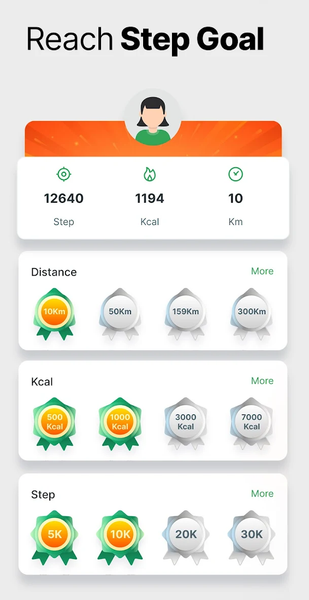 Pedometer - Health Calculator - Image screenshot of android app