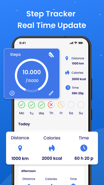 Steps Counter: Goal Pedometer - عکس برنامه موبایلی اندروید