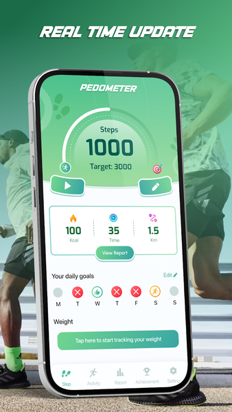 StepGo Pedometer: Step Counter - عکس برنامه موبایلی اندروید