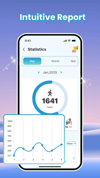 Pedometer App: Step Counter - عکس برنامه موبایلی اندروید