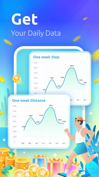 StepWin-Pedometer&Step Tracker - عکس برنامه موبایلی اندروید