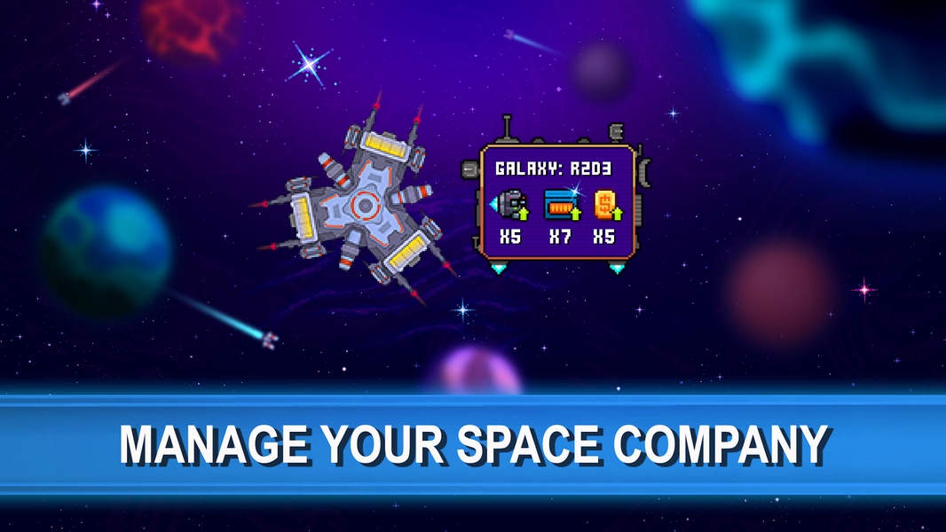 Galaxy Idle Miner - Gameplay image of android game