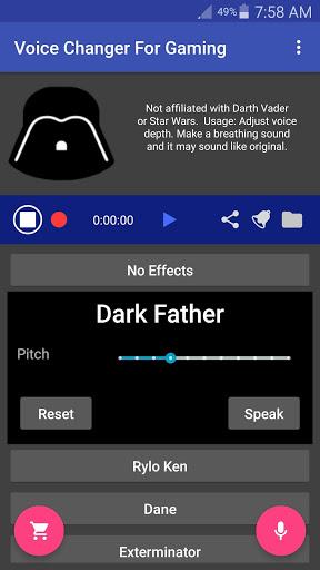 Voice Changer Mic for Gaming - PS4 XBox PC - Image screenshot of android app