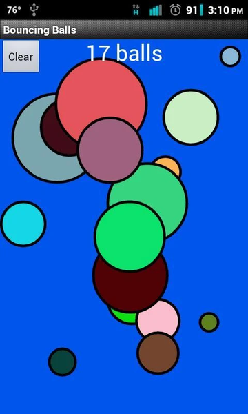 Bouncing Balls - Gameplay image of android game