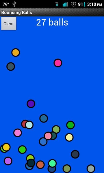 Bouncing Balls - Gameplay image of android game