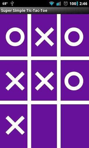 Super Simple Tic-Tac-Toe - Gameplay image of android game