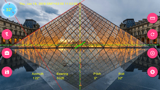 Smart Tools Laser Level 📷🔦🔧📏📊 - Image screenshot of android app