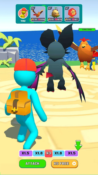 Monster Evolution Run & Battle - عکس بازی موبایلی اندروید